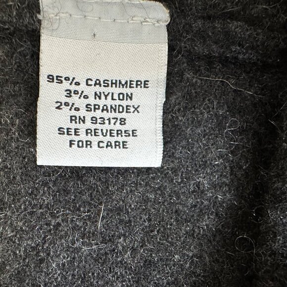 The Cashmere Project Cashmere Jogger Legging Pants Size M Gray Loungewear Comfy - Picture 9 of 11